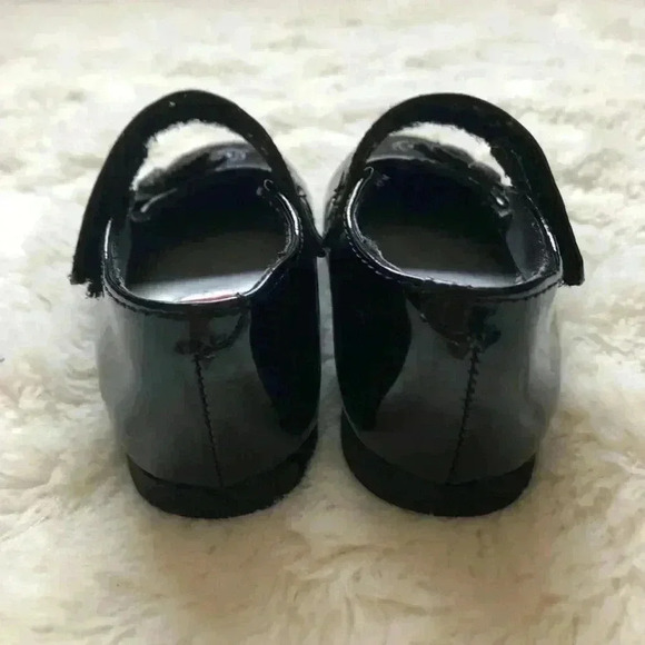 Rachel Shoes Black Toddler Girl Dressy Shoes  Sz 6 - Picture 7 of 10